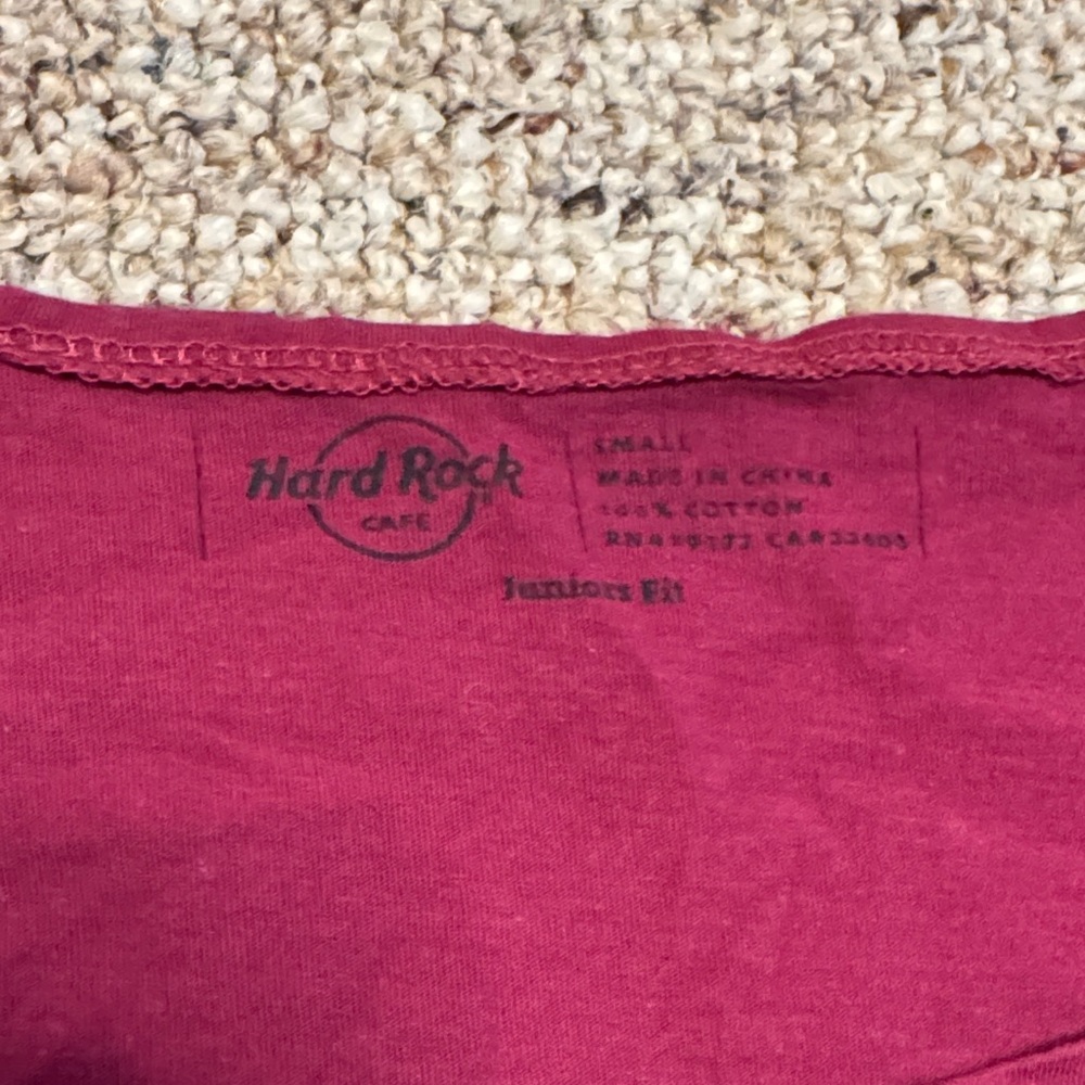 Hard Rock Cafe Women's New York Tee - Wine - Picture 3 of 4